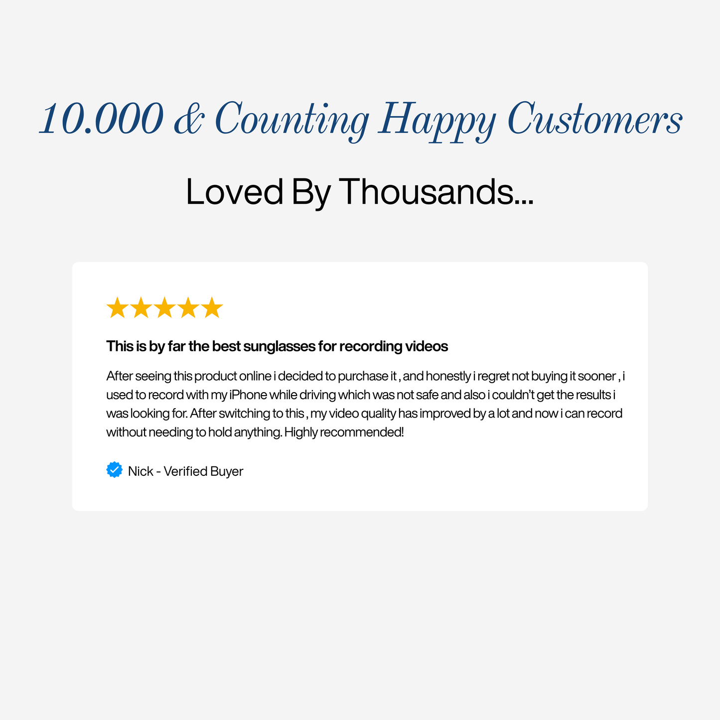 REPROCAMS. AI Smart Glasses