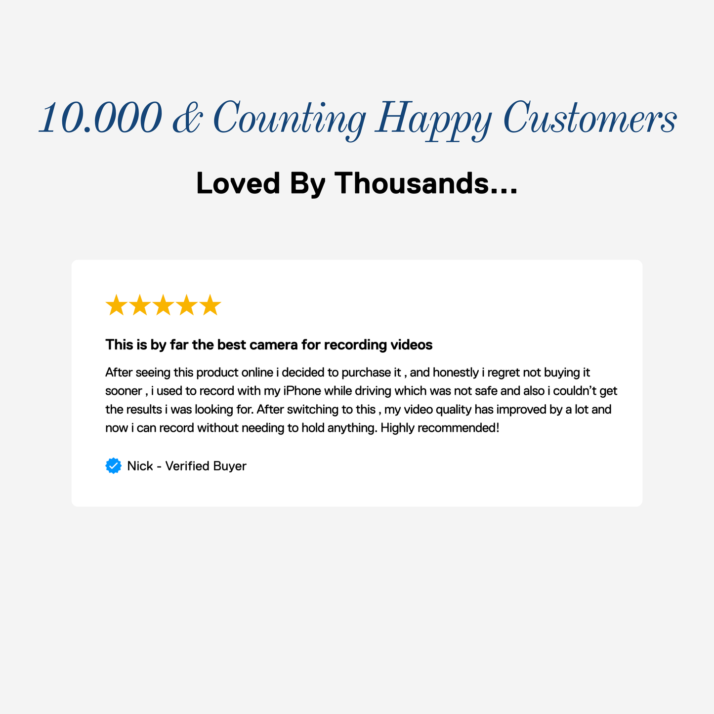 REPROCAM. Pov Recording Camera